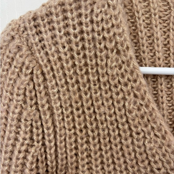 LOFT Women's V-Neck Sweater in gold - Picture 7 of 8